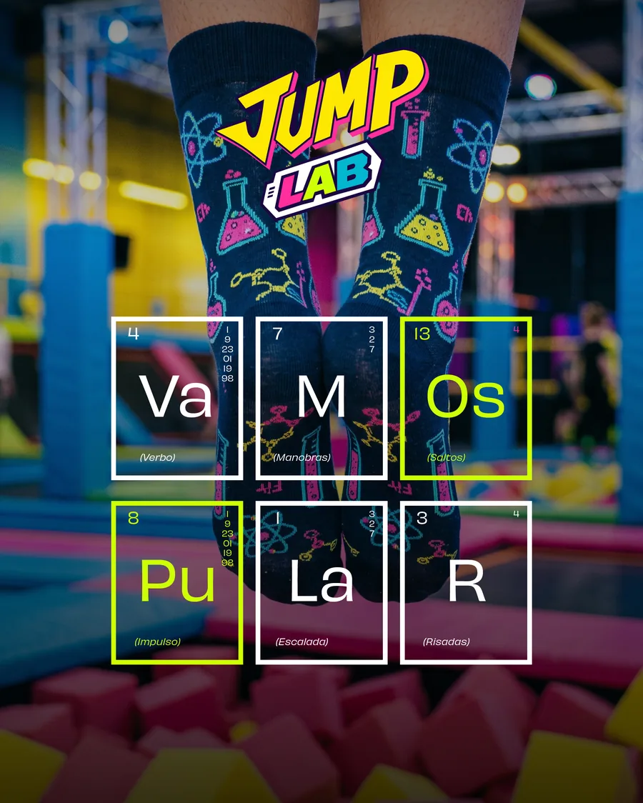 Meias antiderrapantes Jump Lab